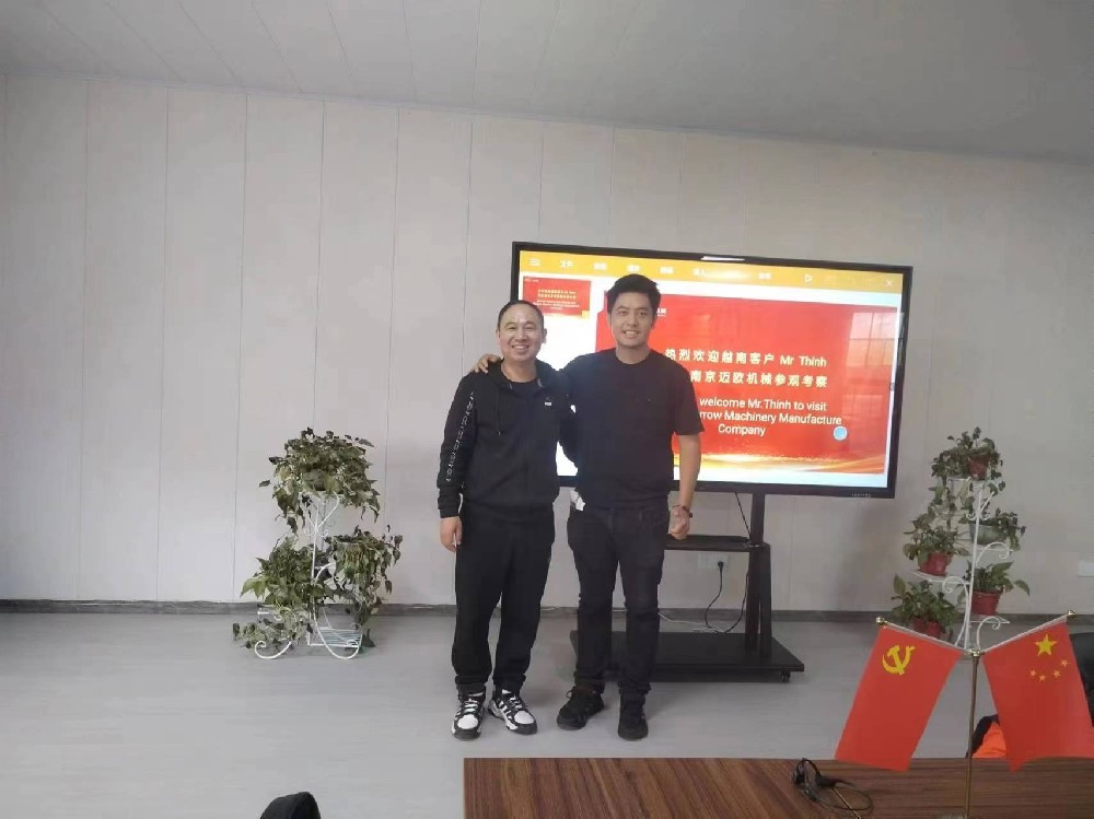 越南、印度客戶來我司參觀考察